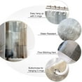 thumbnail image 6 of Brown Graffiti Shower Curtain Brown Gray White Abstract Grunge Art Brush Oil Painting Bath Curtain with plastic hooks Durable Waterproof Shower Curtain for Bathroom 36"x72", 6 of 6