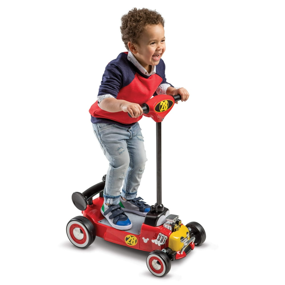 Disney Mickey Mouse 6V Battery-Powered Ride-On Scooter by Huffy ...