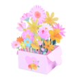 thumbnail image 1 of Tarjetas 3D Pop Up Flores Día de San Valentín Tarjeta Aniversario Regalos de Cumpleaños Postal Invitaciones de Boda Tarjetas de Felicitación Feliz Sencillez, 1 of 5