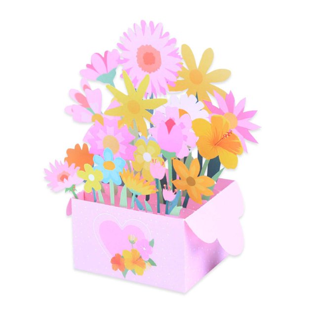 Tarjetas 3D Pop Up Flores Día de San Valentín Tarjeta Aniversario Regalos de Cumpleaños Postal Invitaciones de Boda Tarjetas de Felicitación Feliz Sencillez