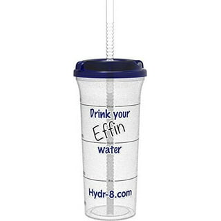 Stanley Tumbler Straw Cup Topper Drink Your Effing Water Blue