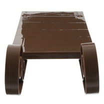 ELAYARD Decorative Table Top Sled Light Brown Plastic 1Pcs Simple Style Christmas Decor