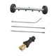 thumbnail image 4 of Limpiador de Chasis para Lavadora a Presión Cepillo Limpiador Bajo Carro con Barra Inclinada Y Recta Adaptador de Latón Incluido Herramienta Resistent negro, 4 of 9
