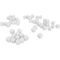 thumbnail image 1 of HUGFEGWE DIY 50PCS Blank Six Sided Dice Dice Cubes for Endless Possibilities and Enhanced Gameplay Great for Math Teaching and Learning Plastic 0.6in Dice for Game Nights (White) CJB91-50006, 1 of 9