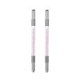 thumbnail image 1 of Vogacara 2 uds pluma de Manual de doble cristal acrílico accesorios de doble cabeza bolígrafos herramientas redondas de maquillaje Suministros de Púrpura, 1 of 6