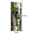 thumbnail image 3 of Coofit Door Sticker Landscape Water Tree Door Decals Mural Wall Sticker Mural for Home, 3 of 9