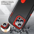 thumbnail image 4 of Étui iPhone 14 Pro Max avec Support 3 en 1 Protection Robuste Antichoc/anti-Poussière, 4 of 5