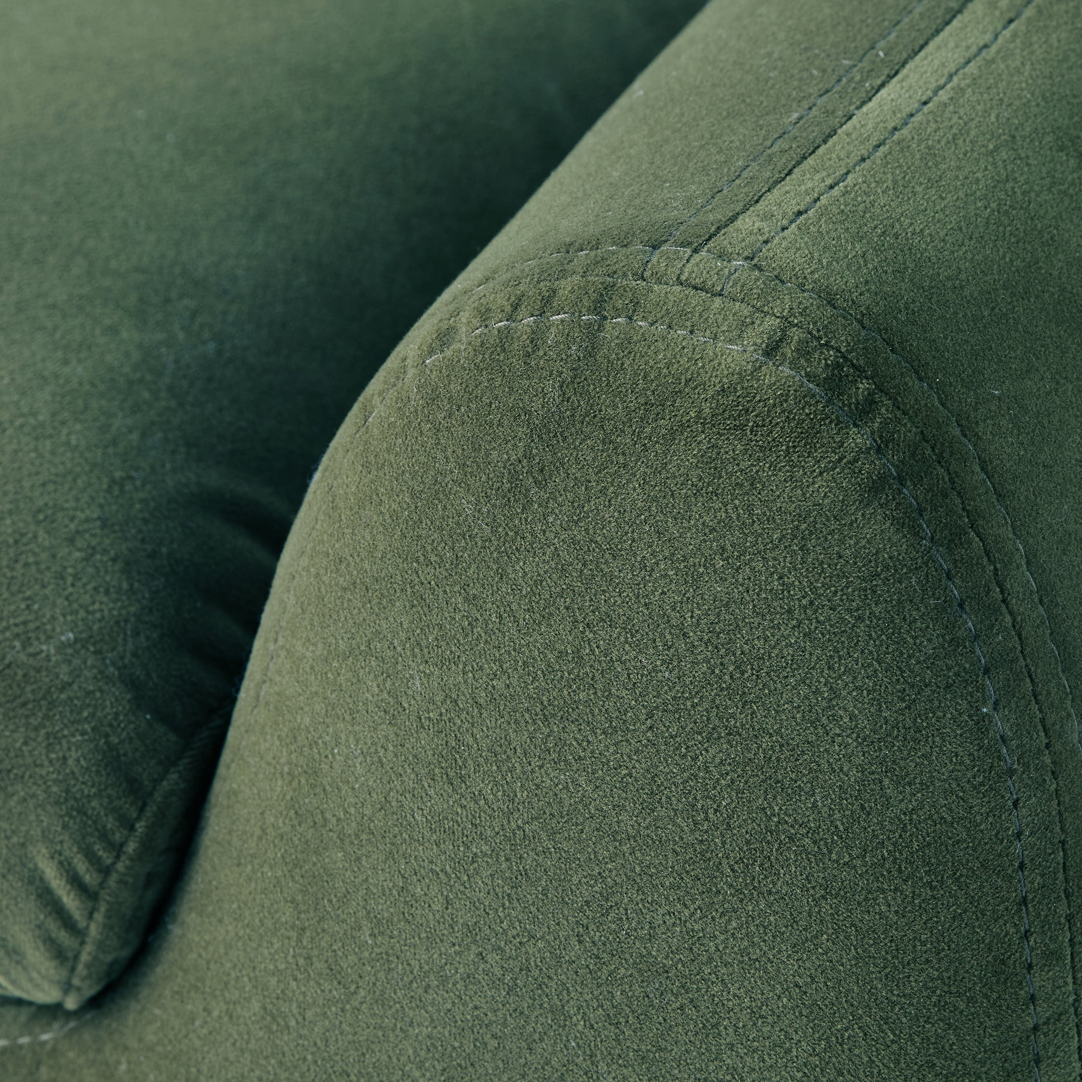 Better Homes & Gardens Emerson Curvy Accent Chair, Olive