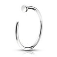 thumbnail image 1 of Nose Hoop 14k Gold Available in 20g and 18g, 1 of 3