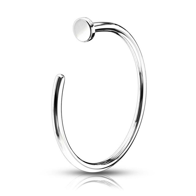 Nose Hoop 14k Gold Available in 20g and 18g