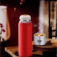 thumbnail image 4 of Xuniizn Hammer Pattern Lid Stewed Tea Cup 316 Stainless Steel Business Tea Water Separation Cup Gift Insulation Cup, 4 of 6