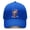 Blue, variant on United States 250th Anniversary Red Baseball Cap Featuring Patriotic Printed Artwork with Adjustable Design for Casual Everyday Comfort