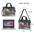 thumbnail image 3 of Laptop Bag Laptop Briefcase 15.7 x 3 x 11.8 Inches Laptop Bag Briefcases Laptop Storage Travel Laptop Bag Work Laptop Bag Santa Claus and Reindeer, 3 of 8