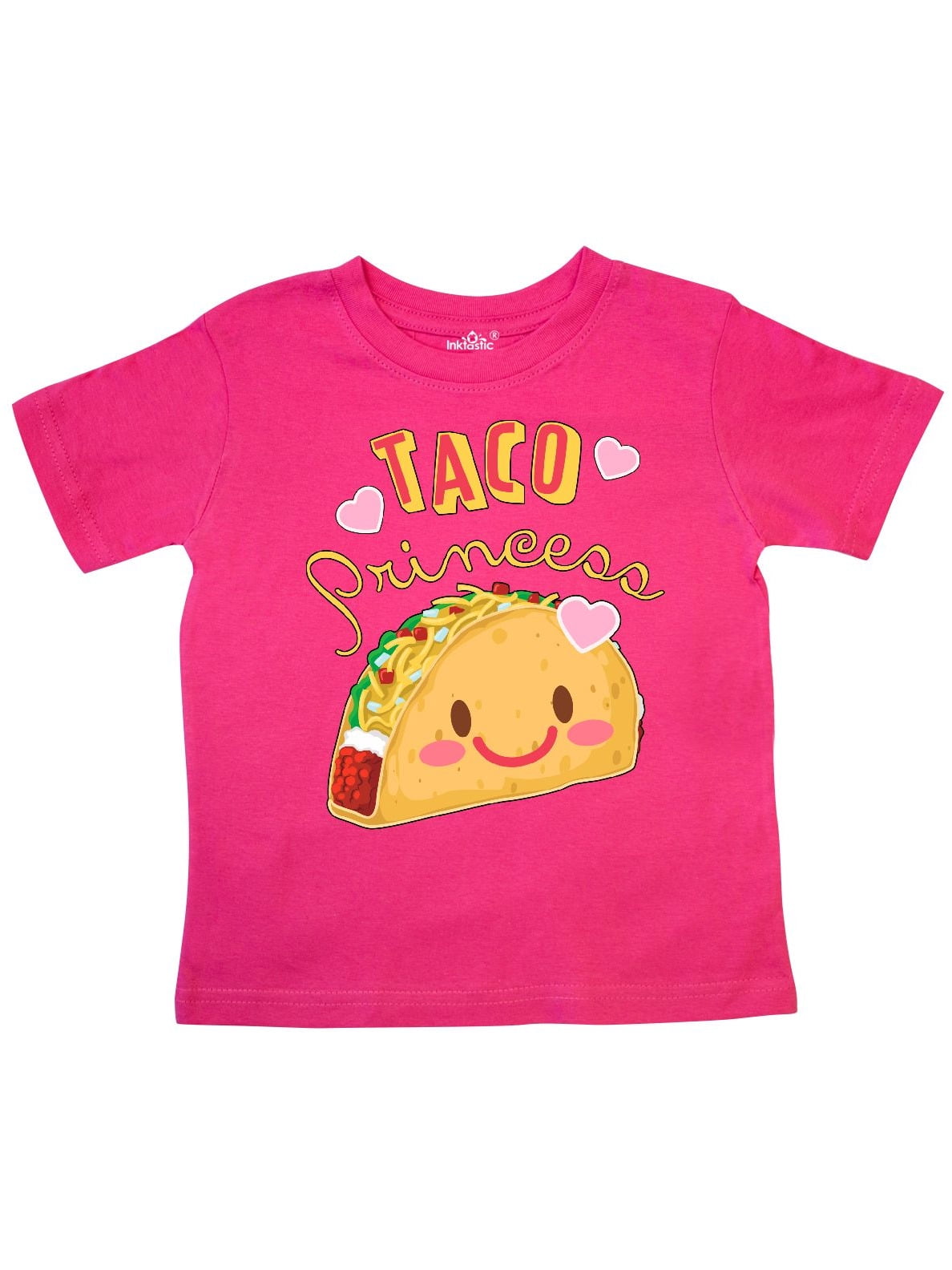 Orange Hair Toddler T-Shirt Princess in Pink Dress inktastic Cute Princess