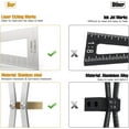 thumbnail image 2 of Dovetail Marker Jig Template, Precision Cutting Woodworking Tool, Aluminum Alloy Compact Design Corrosion Resistance, Quick Accurate Marking, 4 Proportions (1:5, 1:6, 1:7, 1:8), 2 of 5