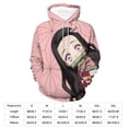 thumbnail image 2 of Kamado Nezuko Unisex Adult Hoodie Casual Hooded Sweatshirt Pullover Novelty 3D Printed Sweater Jacket S, 2 of 8