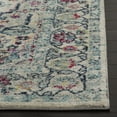 thumbnail image 3 of SAFAVIEH Madison Hildred Floral Bordered Runner Rug, Navy/Fuchsia, 2' x 8', 3 of 7