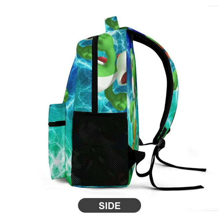 Super Mario Yoshi Casual Shoulder Bag Lightweight Prints Book Bag