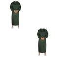 thumbnail image 2 of Delantal Bearachild para hornear de manga larga con bolsillos ajustables a prueba de aceite Verde 2piezas, 2 of 6