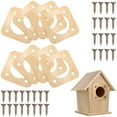 thumbnail image 1 of 8 Pcs Bluebird House Predator Guards Bird House Hole Protector Copper Birdhouse Guard Bird House Protect, 1 of 9