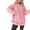 Pink., variant on Akafmk Womens Long Sleeve Maternity Tops,Women's Maternity Hooded Denim Hoodie With Pocket Loose Pullover Long Sleeve Casual Pregnancy Tops