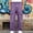 P-Purple, variant on Men Casual Pant Wide Leg Denim Pants With Multiple Pockets Mid Waist Jogger Trousers Simple Style Slacks M Purple