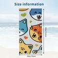 thumbnail image 3 of PHYHOO Cute Cartoon Shiba Inu Microfiber Beach Towel for Adult Quick Dry Sand Free Lightweight Oversized Ultra Soft Skin-Friendly Swim Pool Travel Picnic Shower Bath Towel Blanket 30x60in, 3 of 8