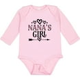 thumbnail image 3 of Inktastic Nana Girl Granddaughter Girls Long Sleeve Baby Bodysuit, 3 of 5
