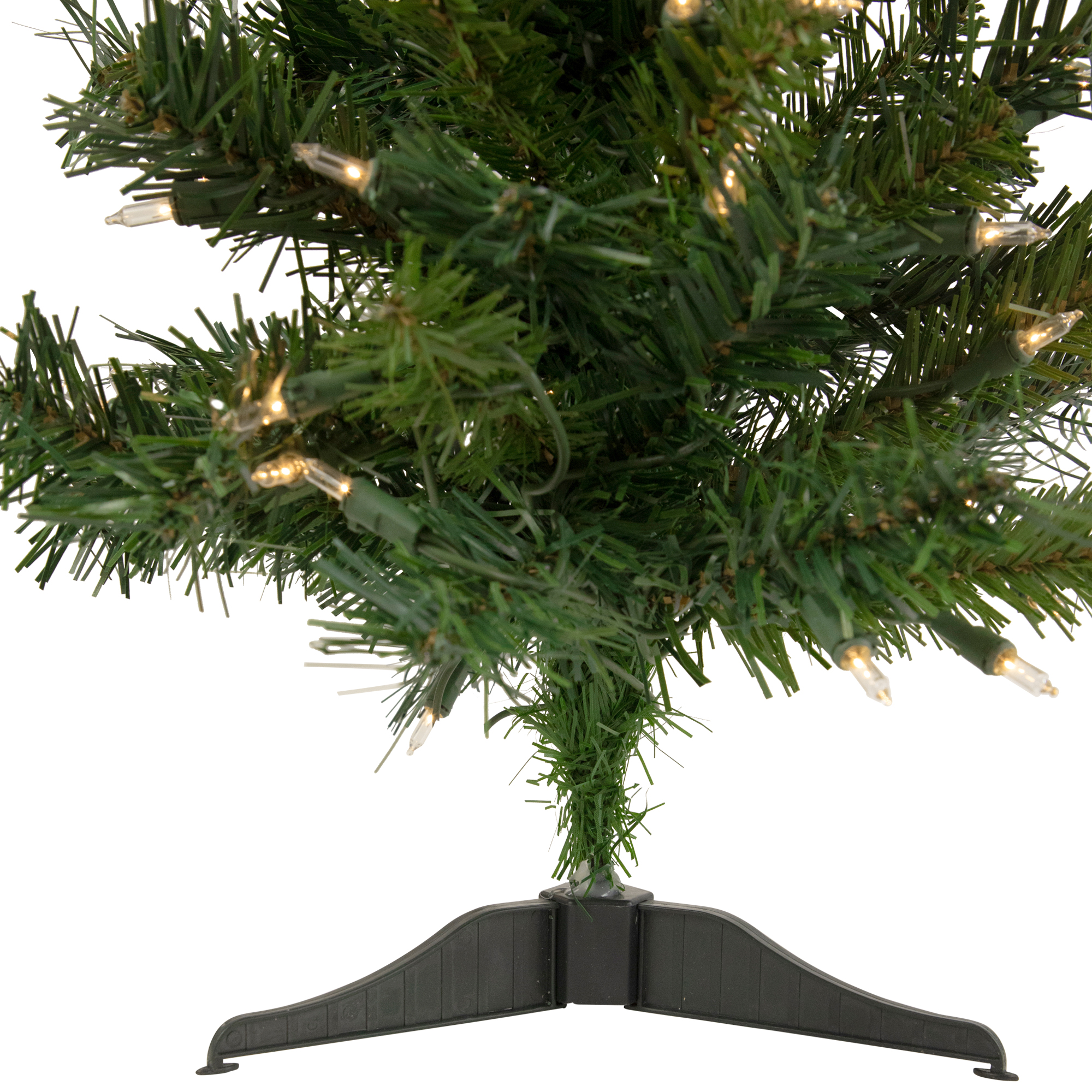 Northlight Pre-Lit Medium Aspen Pine Artificial Christmas Tree - 2' - Clear Lights