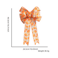 Large Fall Bows for Wreath , 3 Pack Ribbon Bow, Decorative Autumn Tree