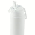thumbnail image 4 of Mainstays 24 oz Stainless Steel Sip Water Bottle, White, 4 of 10