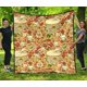 thumbnail image 1 of Pizza Pattern Background Premium Quilt, 1 of 10