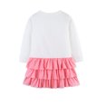 thumbnail image 2 of HWJAD Long Sleeve Dresses for Toddler Girls 2-7Y Spring Fall Cotton Kids Christmas Tree Print Dress with Ruffle Tiered Hem, 2 of 8