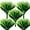 Green, variant on Viworld 4 Bundles Artificial Grass Plants Wheat Grass,UV Resistant Fake Grass Artificial Greenery Stems Plastic Shrubs for Patio Garden Farmhouse Front Porch Home Window Box Decor