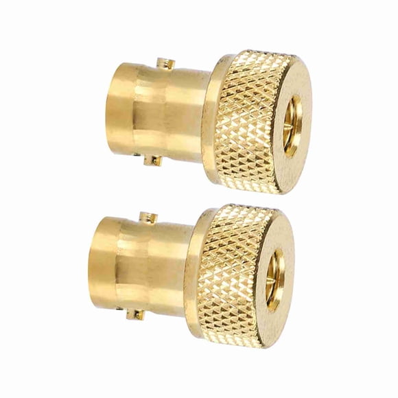 Bnc To Sma Adapter, 2 Pcs Gold Bnc Female To Sma Male Convert Adapter Connector Bnc To Sma Connector Sma Bnc Adapter With50 Ohms Impedance 1000 Times Span Life for LAN Devices