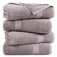 thumbnail image 2 of Juego de toallas de baño LANE LINEN, 100% algodón, paquete de 4 unidades, 550 g/m², 70 x 140 cm, 2 of 9