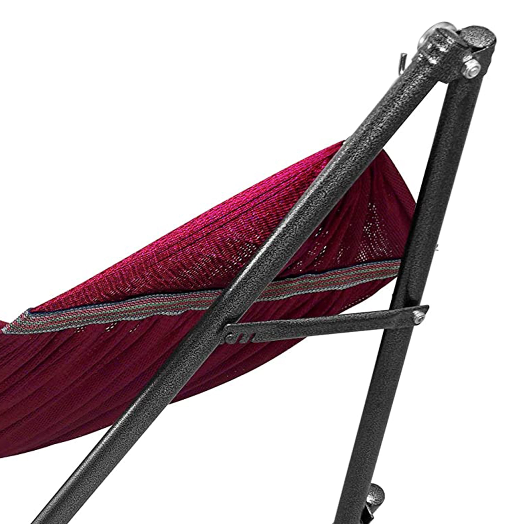 Tranquillo Universal 106.5" Double Hammock with Adjustable Stand & Bag, Red