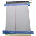 thumbnail image 1 of Yazoeia PCI-E Express 16X to 16x Male to Female Riser Extender Card Ribbon Cable 20cm CJC912-16734, 1 of 6