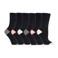 thumbnail image 1 of Gentle Grip - 6 Pairs Ladies Gentle Grip Non Elastic Crew Socks, 1 of 2