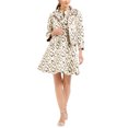 thumbnail image 1 of N Natori Womens Animal Print A-line Dress, Metallic, 6, 1 of 1