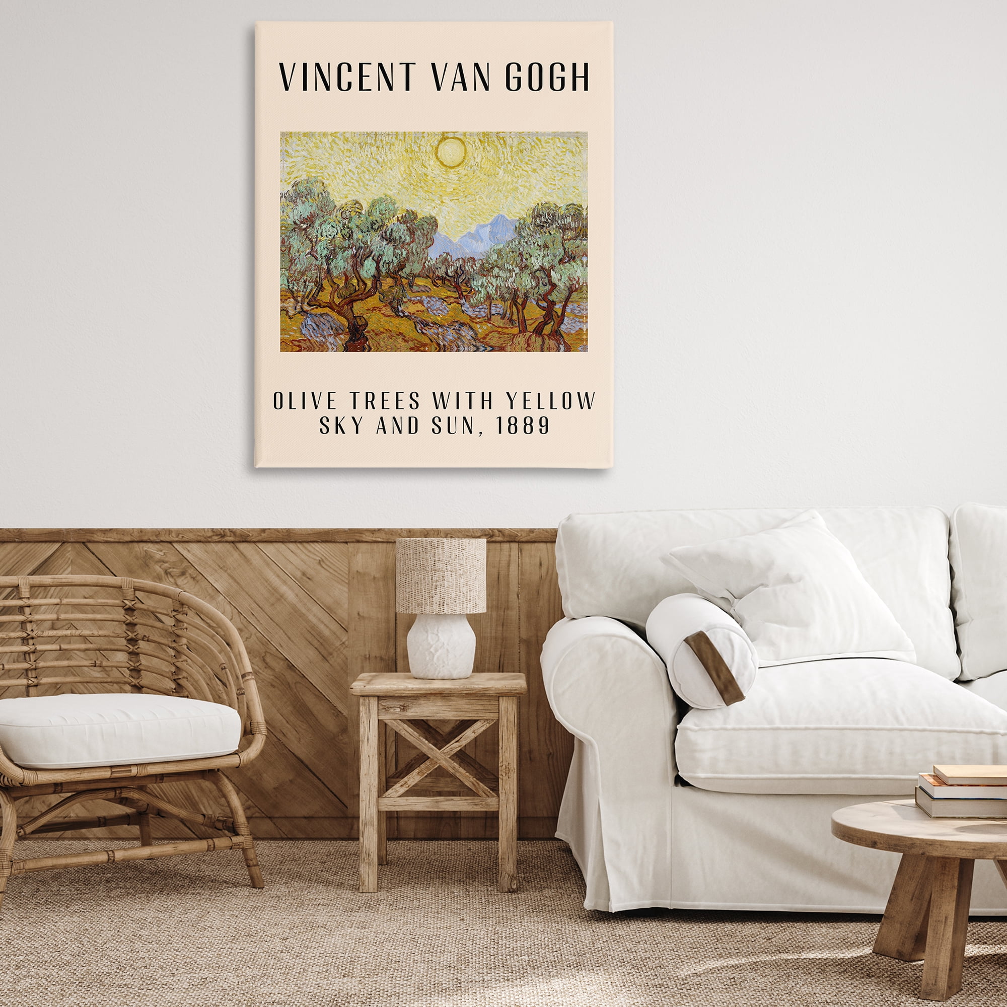 Stupell Industries Classic Olive Trees Van Gogh Landscape & Nature Painting Wrapped Canvas Art Print Wall Art, 36 x 48