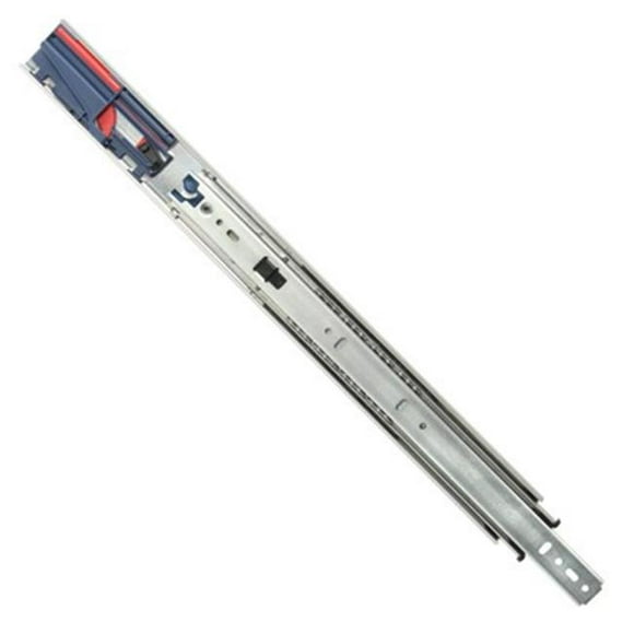 Knape & Vogt Kv8455Fm B16 Ano 16 In. Soft-Close Full Extension With Overtravel Drawer Slides - Anochrome
