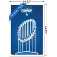 thumbnail image 3 of MLB Los Angeles Dodgers - Minimalist Champions 2020 Wall Poster, 22.375" x 34", Framed, 3 of 5