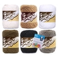 thumbnail image 1 of Paquete de 6 unidades de Yarn Lily Sugar'n Cream, 100% algodón, con marcadores de puntadas, 1 of 8
