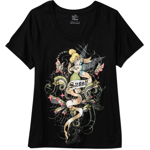 Disney - Women's Plus Tinkerbell Tee