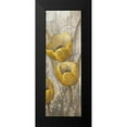 thumbnail image 2 of OToole, Tim 11x24 Black Modern Framed Museum Art Print Titled - Ochre Tulips I, 2 of 5