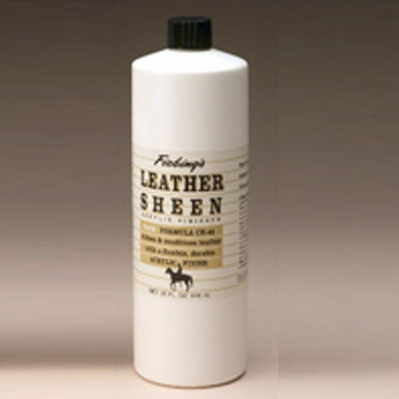 FIEBING'S ACRYLIC TOP FINISH SMOOTH LEATHER SHEEN 4OZ/32OZ/1 GAL/11OZ