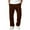 Coffee, variant on Mens Cargo Sweatpants Open Bottom Joggers for Men Loose Casual Athletic Running Pants with Pockets