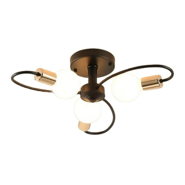 Lámpara de techo colgante con base E27 para sala de estar 3 luces