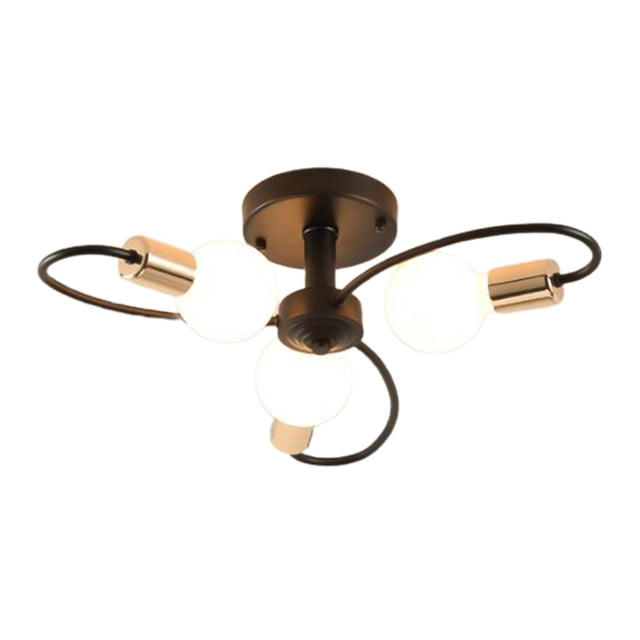 Lámpara de techo moderna E27 para dormitorio 3 luces